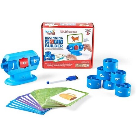 Learning Resources Word Builder Set, f/Beginners, Ages 3+, Multi LRNH2M94478